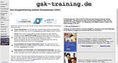 Desktop Screenshot of gsk-training.de